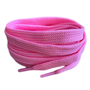 Smart Laces Pink Flat Shoelaces 60cm / 23.5" Long For Trainer Shoe Laces Ideal Replacement Laces For Kids Converse, Nike, Adidas, Vans, Reebok, Puma,