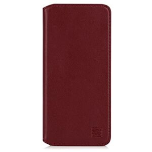 32nd Classic Series 2.0 - Real Leather Book Wallet Flip Case Cover For OnePlus Nord CE 5G, Real Leather Design With Card Slot, Magnetic Closure and Built In Stand - Burgundy