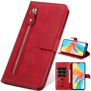 BAILI Zipper Case Wallet for Redmi Note 10T 5G, Zipper Pocket with Card Holder for Women Men Flip Stand Cases, Magnetic Cover for Redmi Note 10T 5G-03