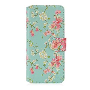 32nd Floral Series 2.0 - Design PU Leather Book Wallet Case Cover for Samsung Galaxy A71 (2020), Designer Flower Pattern Wallet Style Flip Case With Card Slots - Spring Blue