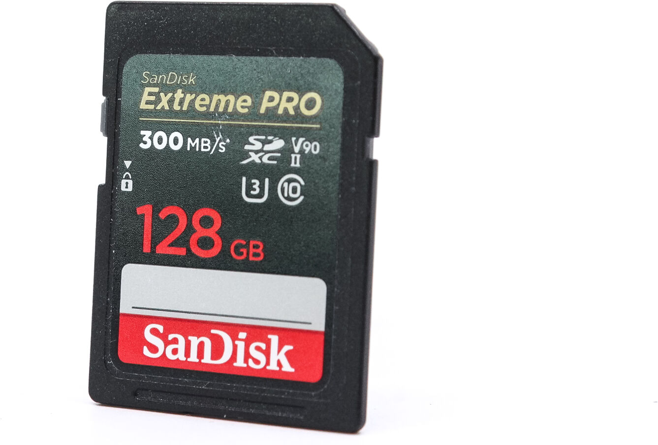 Used SanDisk 128GB Extreme Pro 300 MB/s UHS-II SDXC