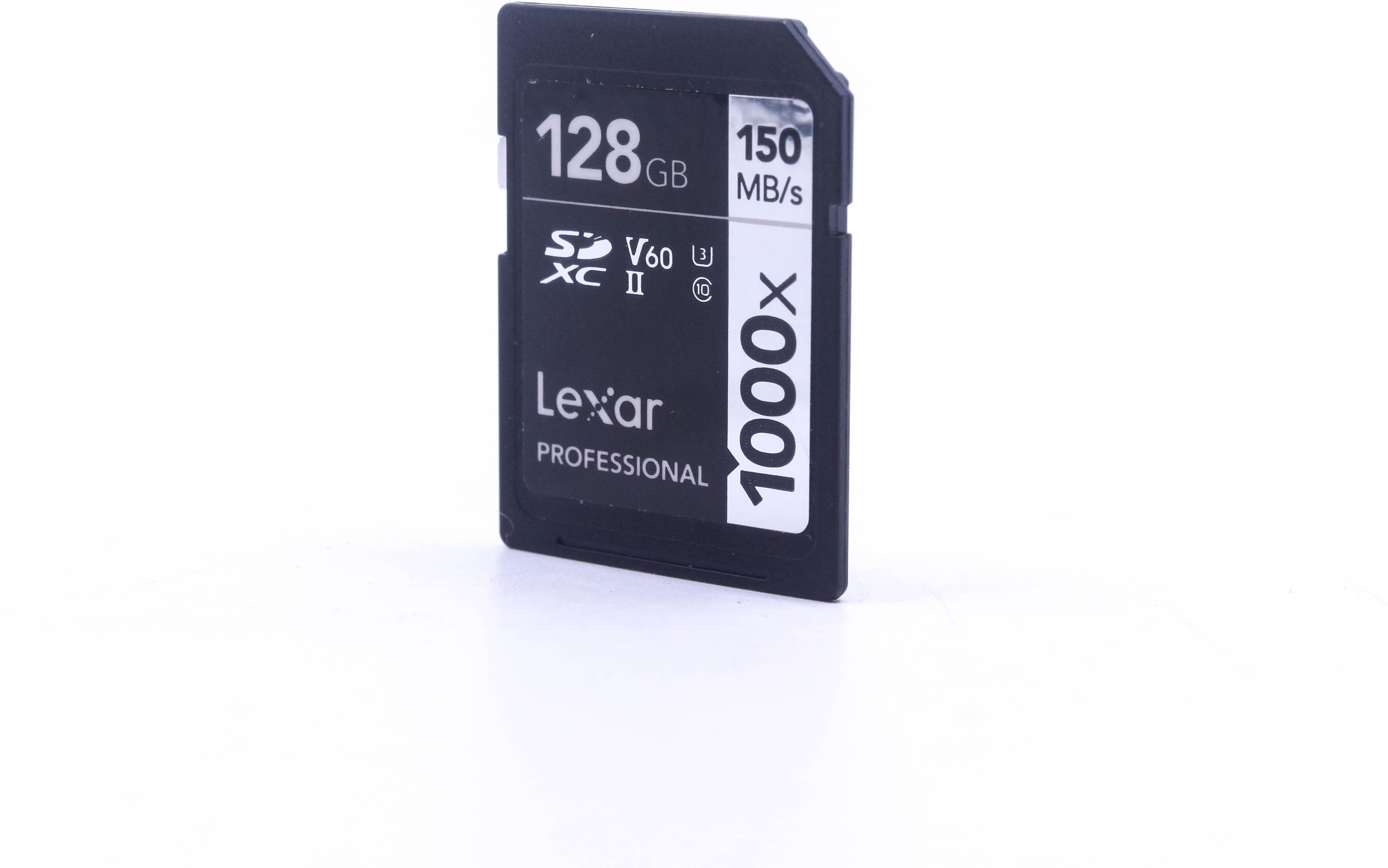 Used Lexar Professional 128GB 1000x 150MB/s II SDXC Card