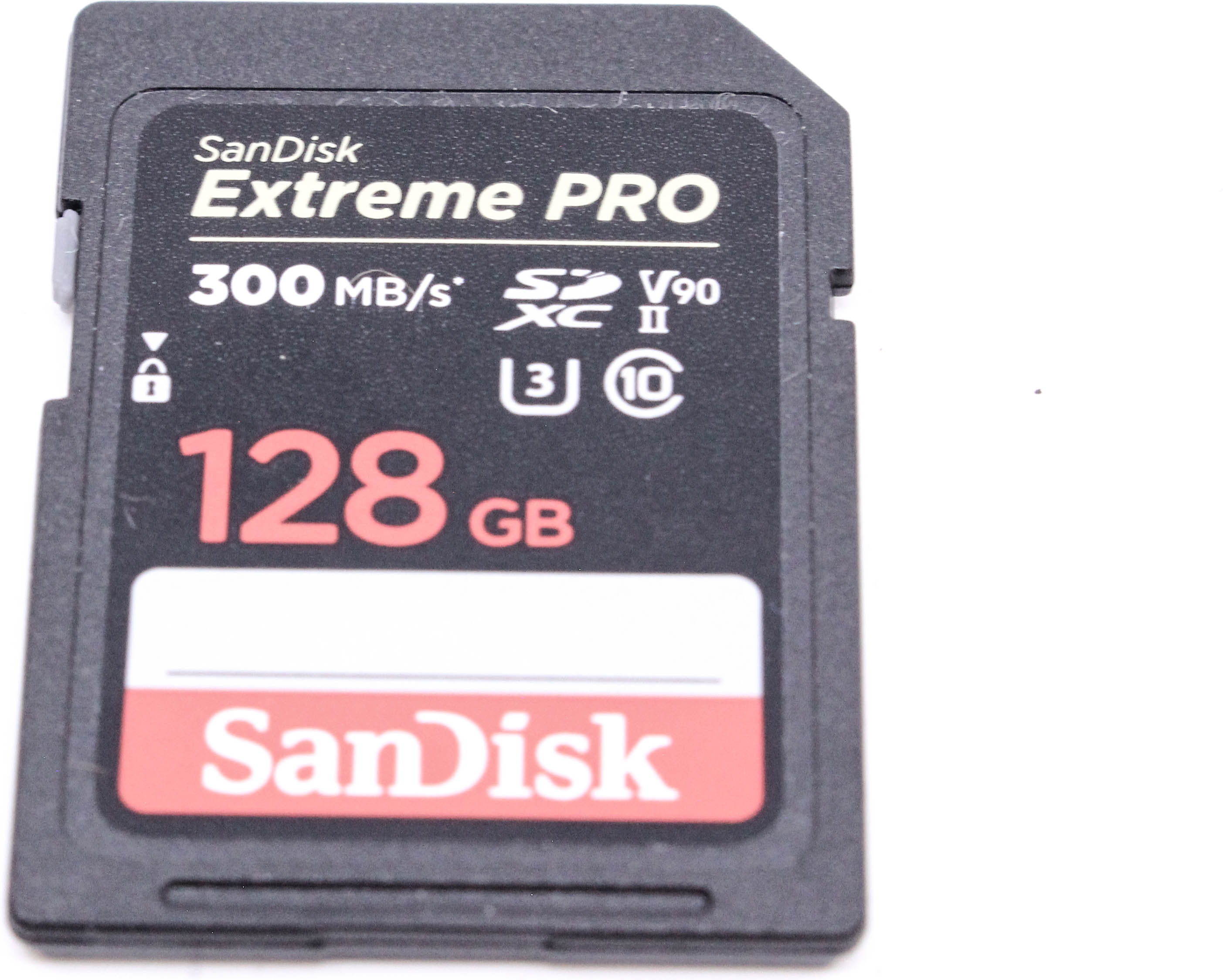 Used SanDisk 128GB Extreme Pro 300 MB/s UHS-II SDXC