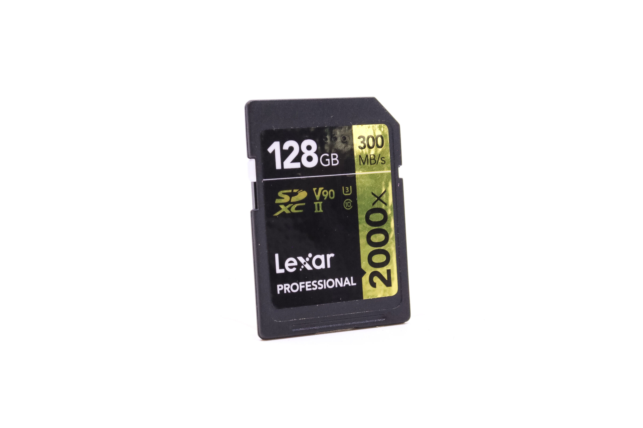 Used Lexar Professional 128GB 2000x 300MB/s SDXC Card