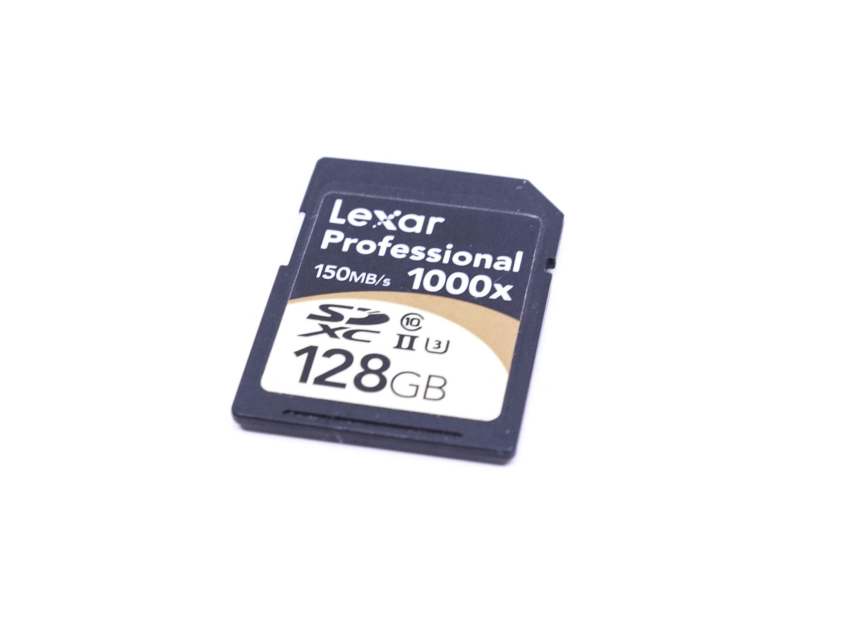 Used Lexar Professional 128GB 1000x 150MB/s II SDXC Card