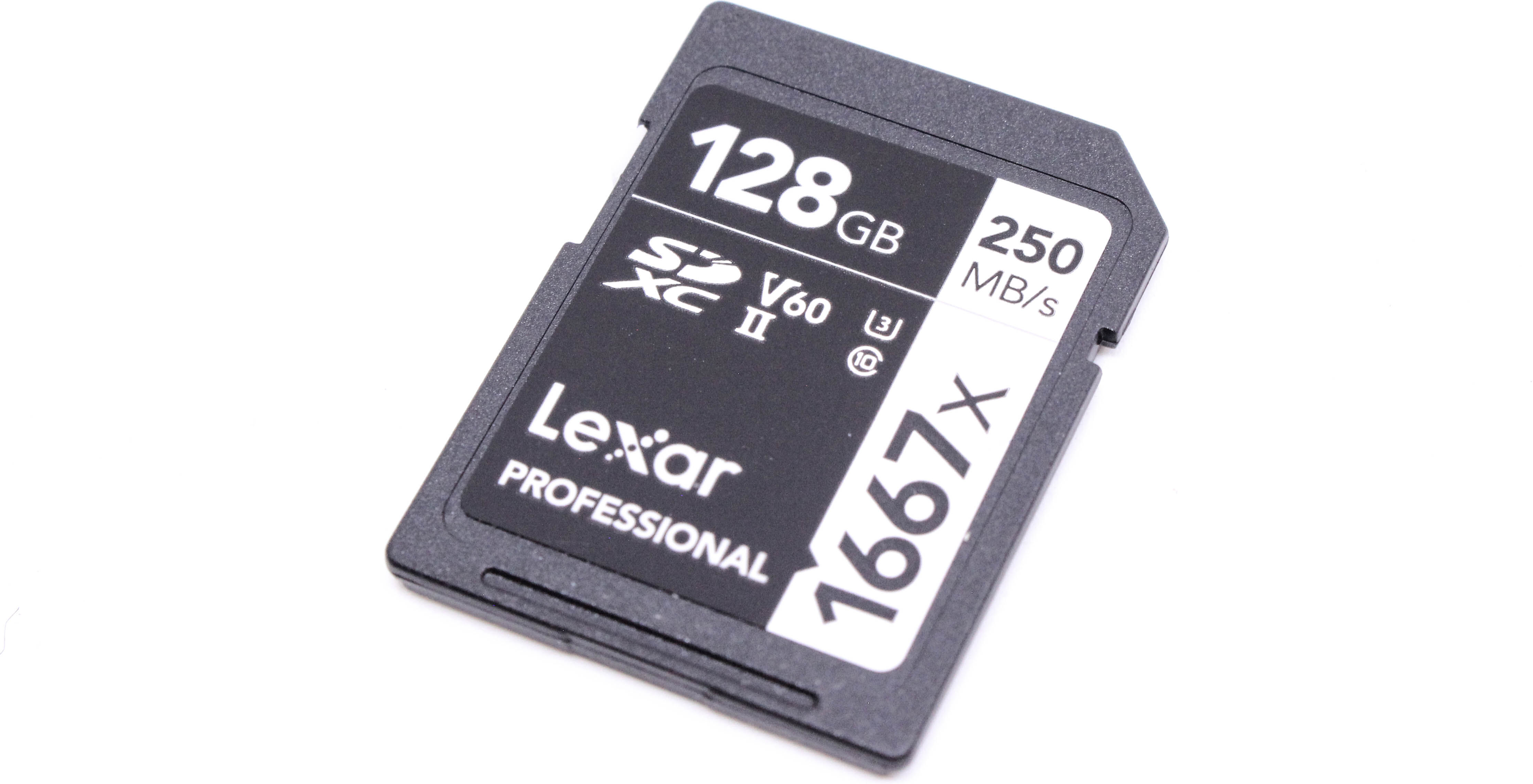 Used Lexar Professional 128GB 1667x 250MB/s SDXC Card