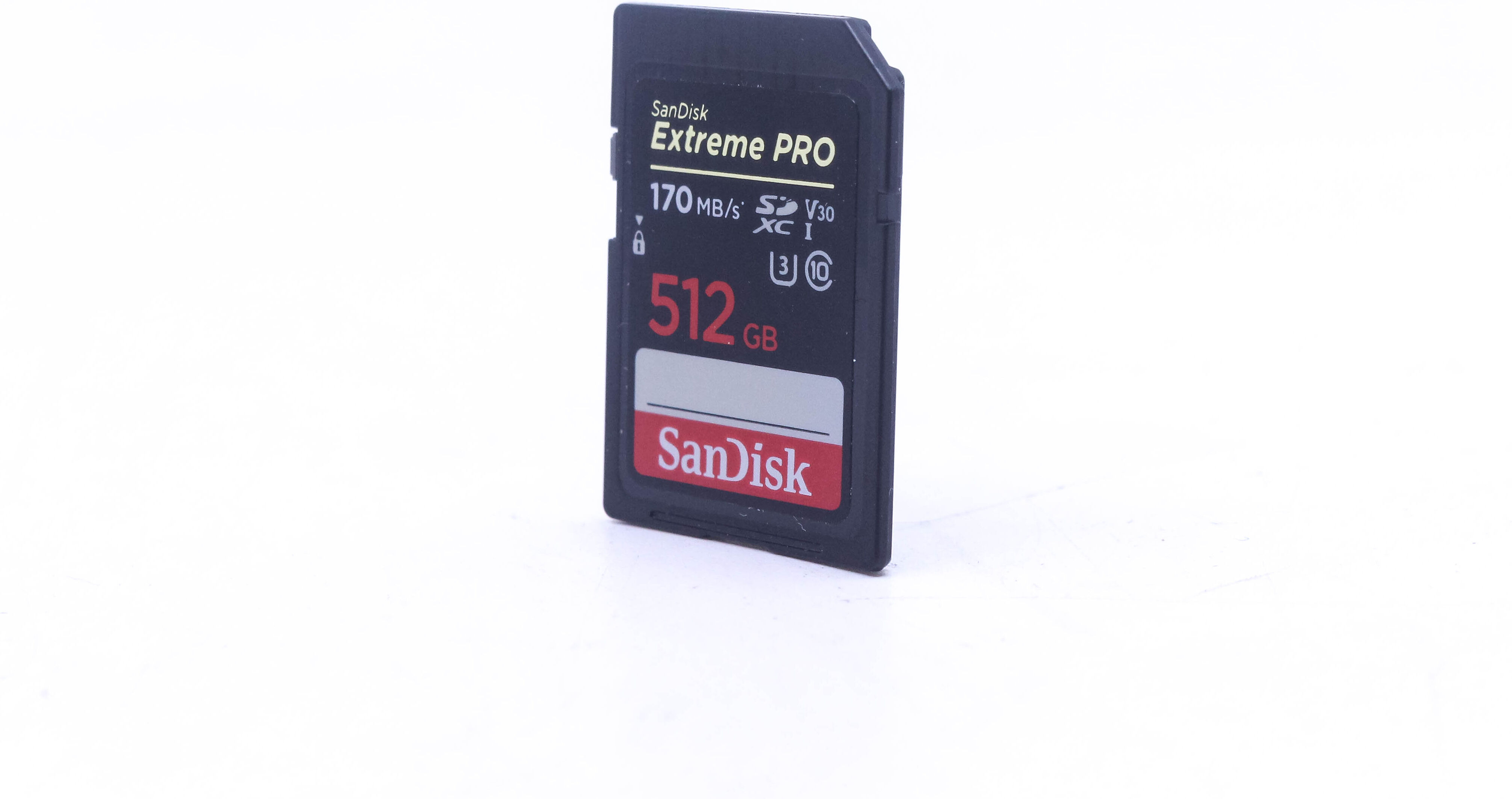 Used SanDisk 512GB Extreme PRO 170MB/s SDXC Card