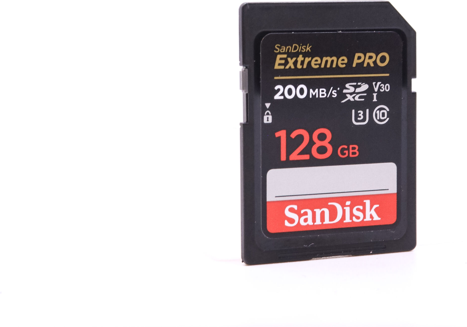 Used SanDisk Extreme PRO 128gb 200MB/s SDXC Card