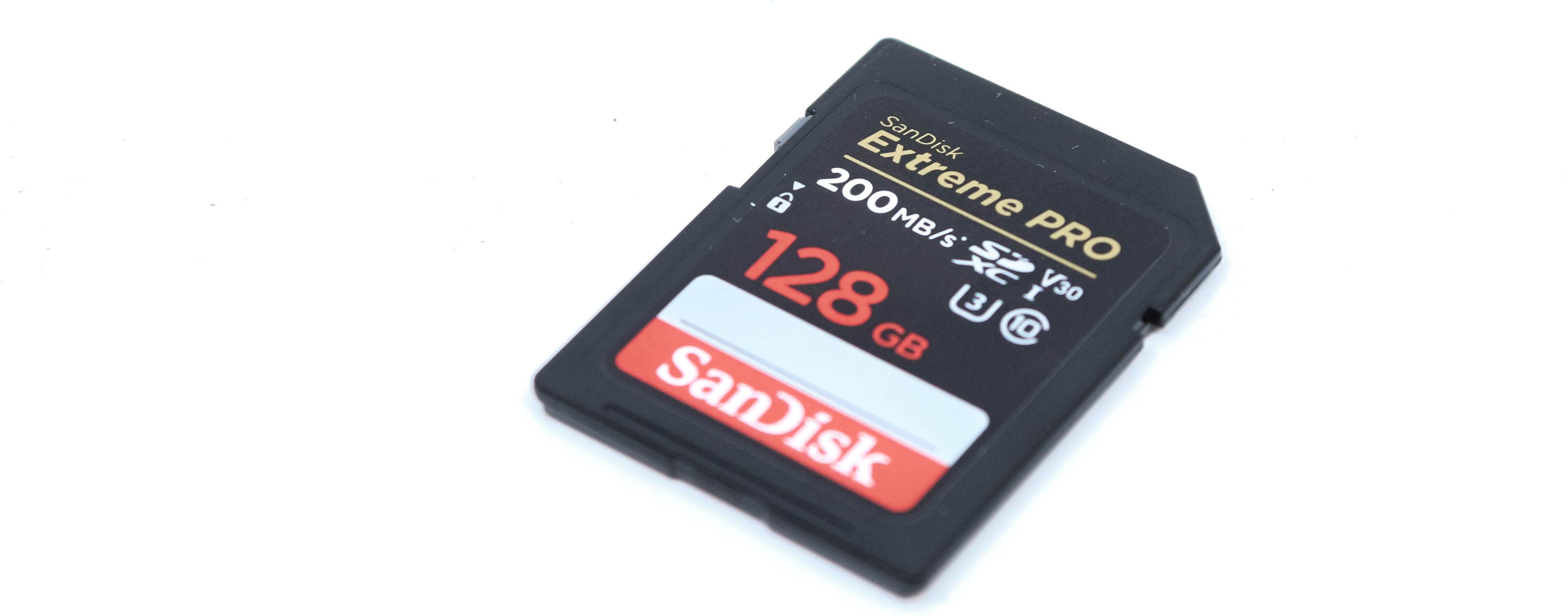 Used SanDisk Extreme PRO 128gb 200MB/s SDXC Card