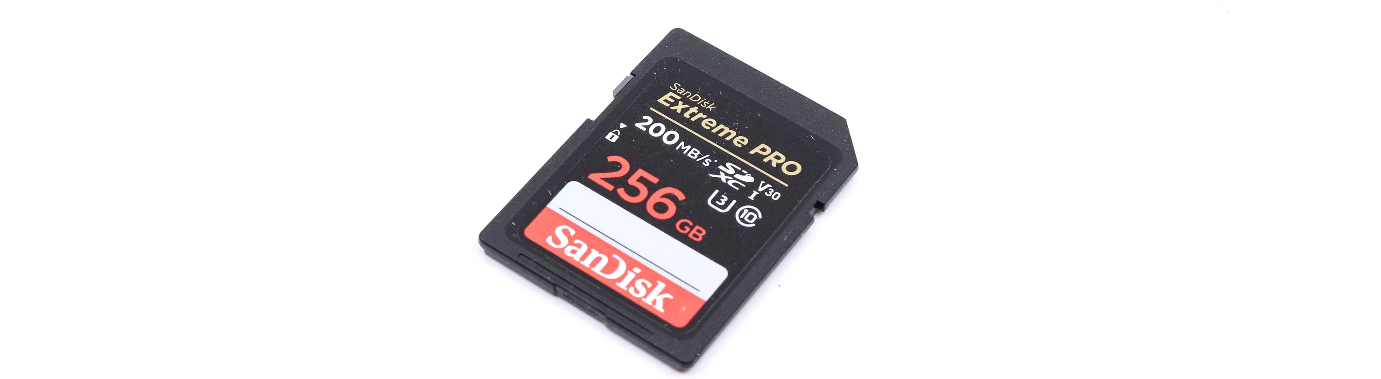 Used SanDisk Extreme PRO 256GB 200MB/S SDXC Card