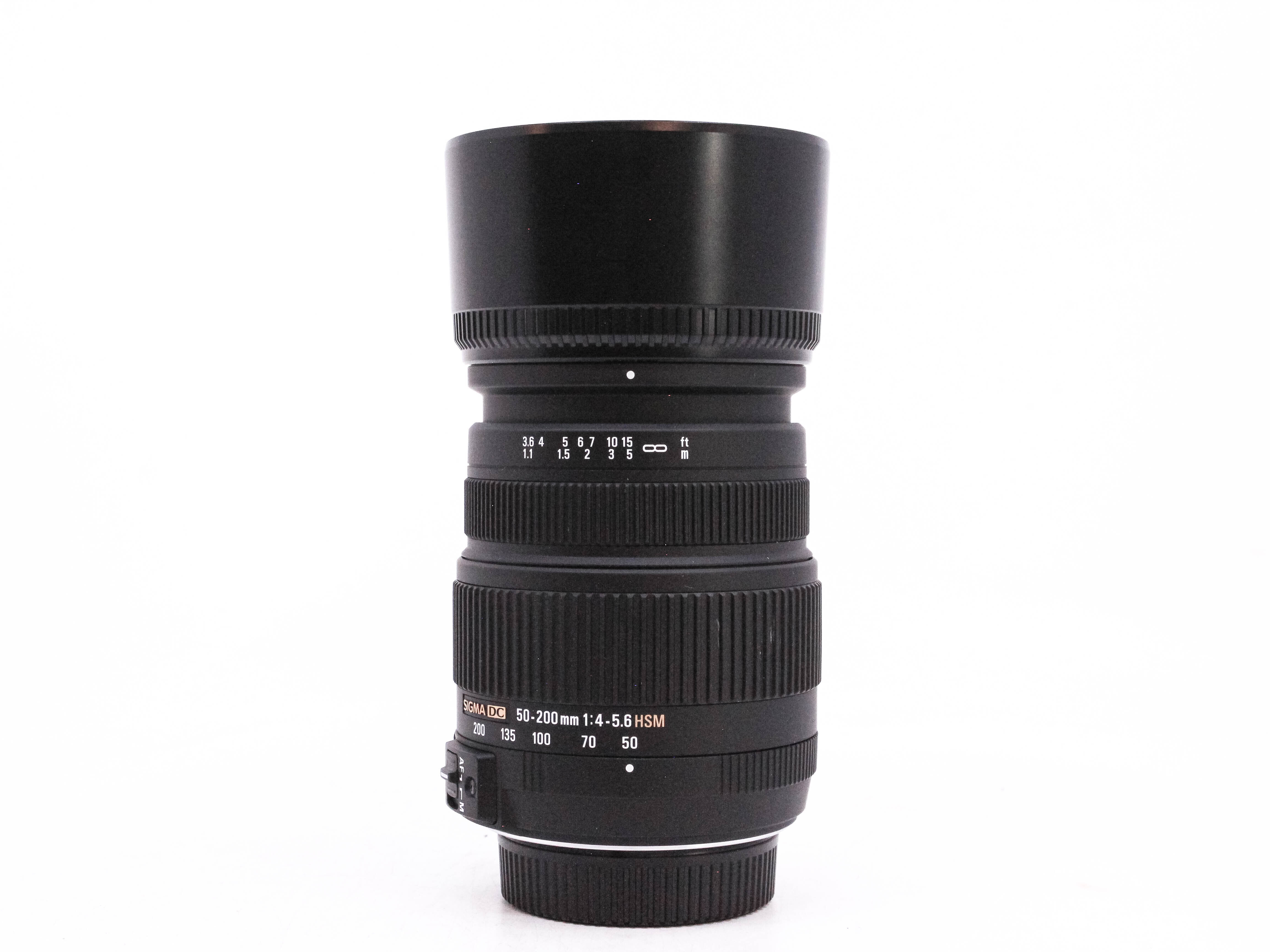 Used Sigma 50-200mm f/4-5.6 DC OS HSM - Nikon Fit