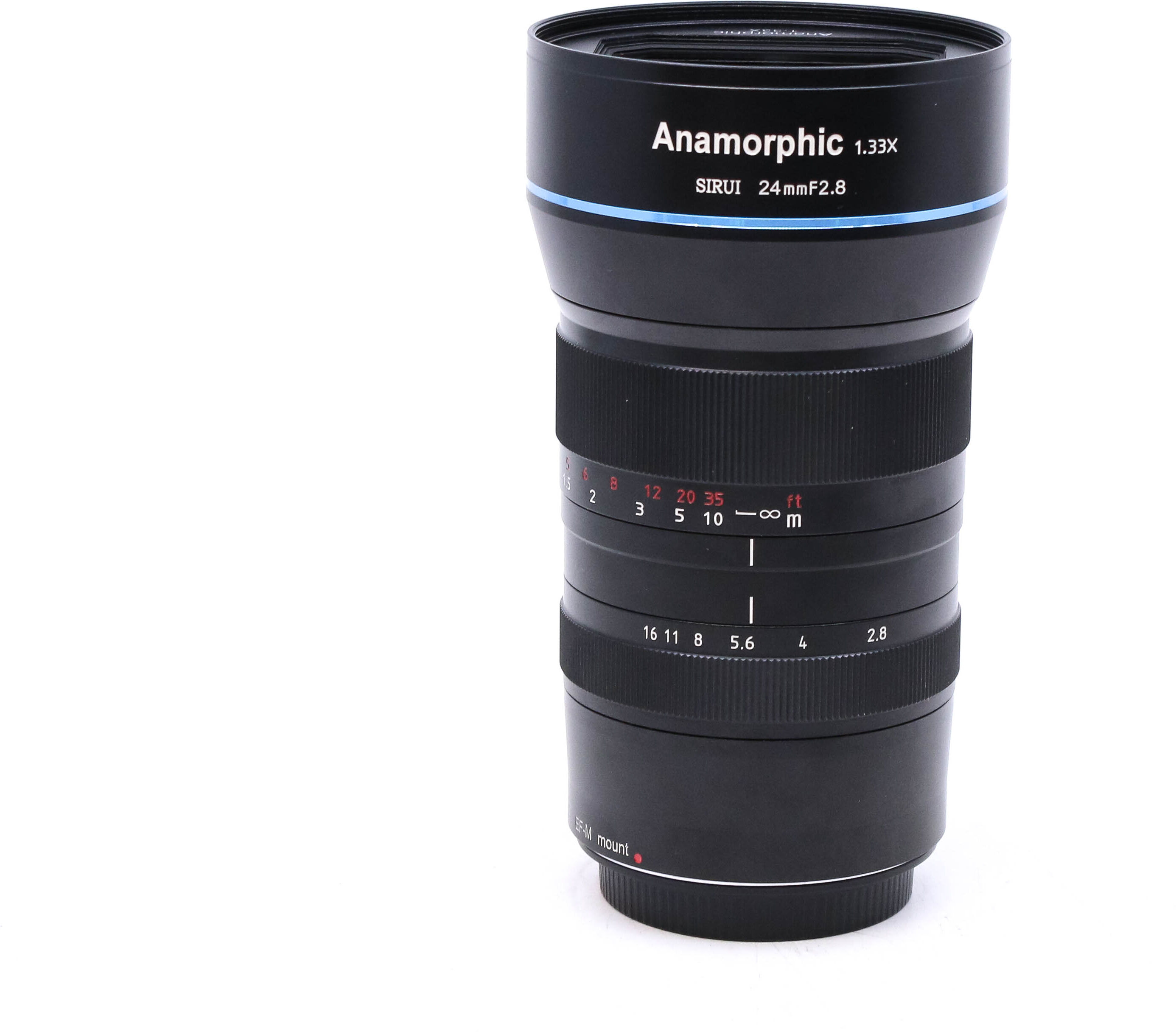 Used Sirui 24mm f/2.8 1.33x Anamorphic - Canon EF-M Fit