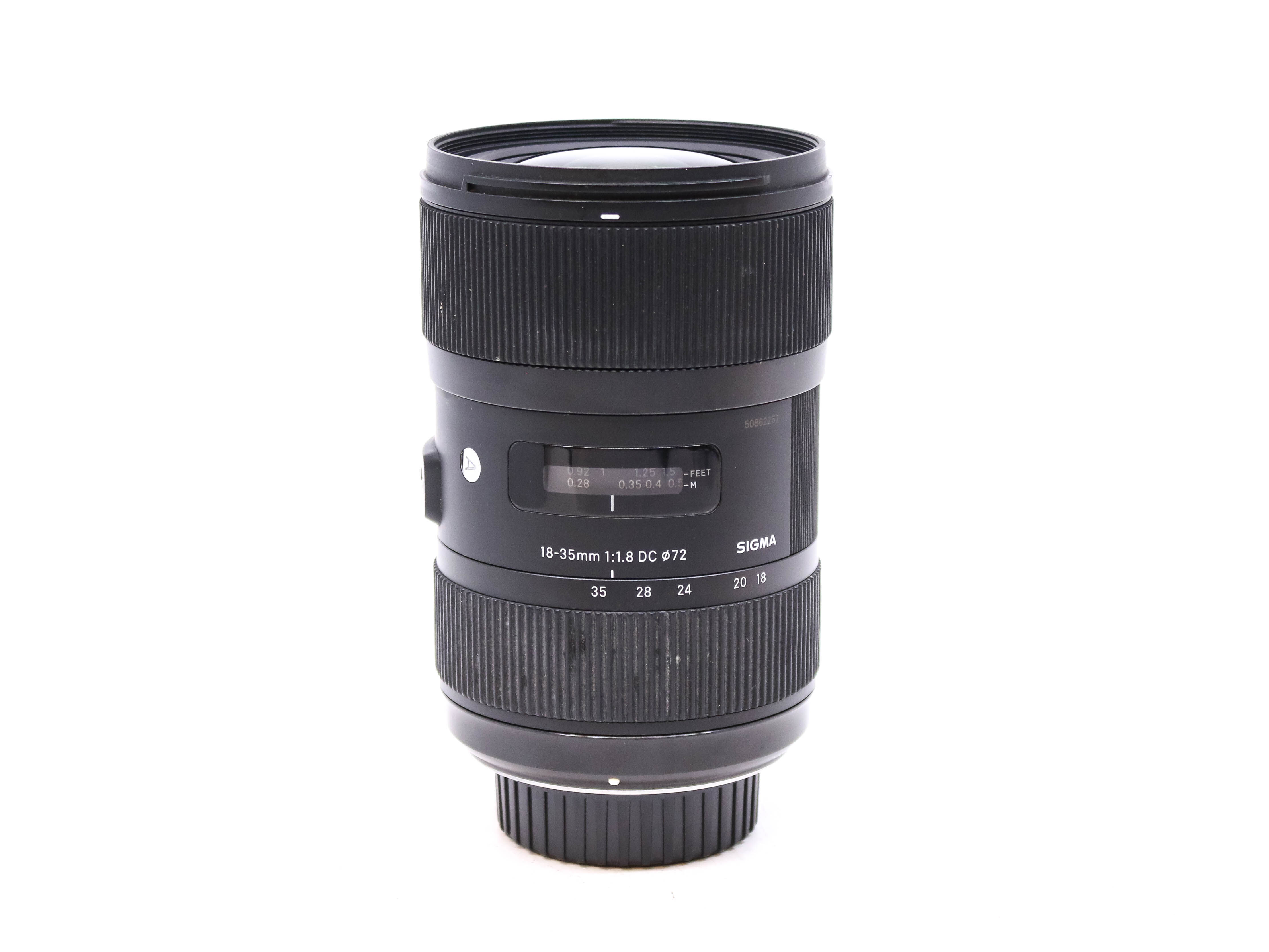 Used Sigma 18-35mm f/1.8 DC HSM ART - Nikon Fit