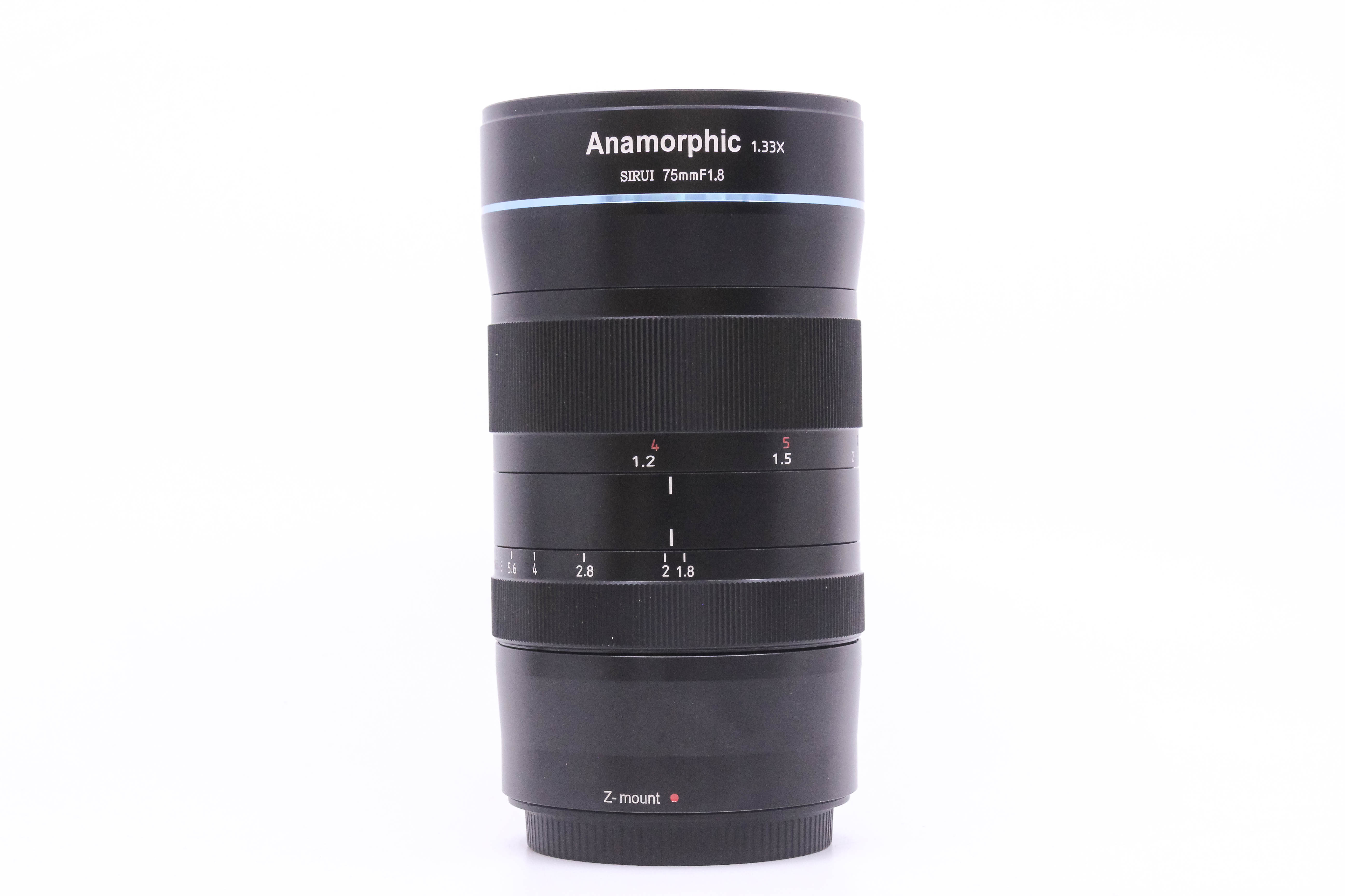 Used Sirui 75mm f/1.8 1.33x Anamorphic - Nikon Z Fit