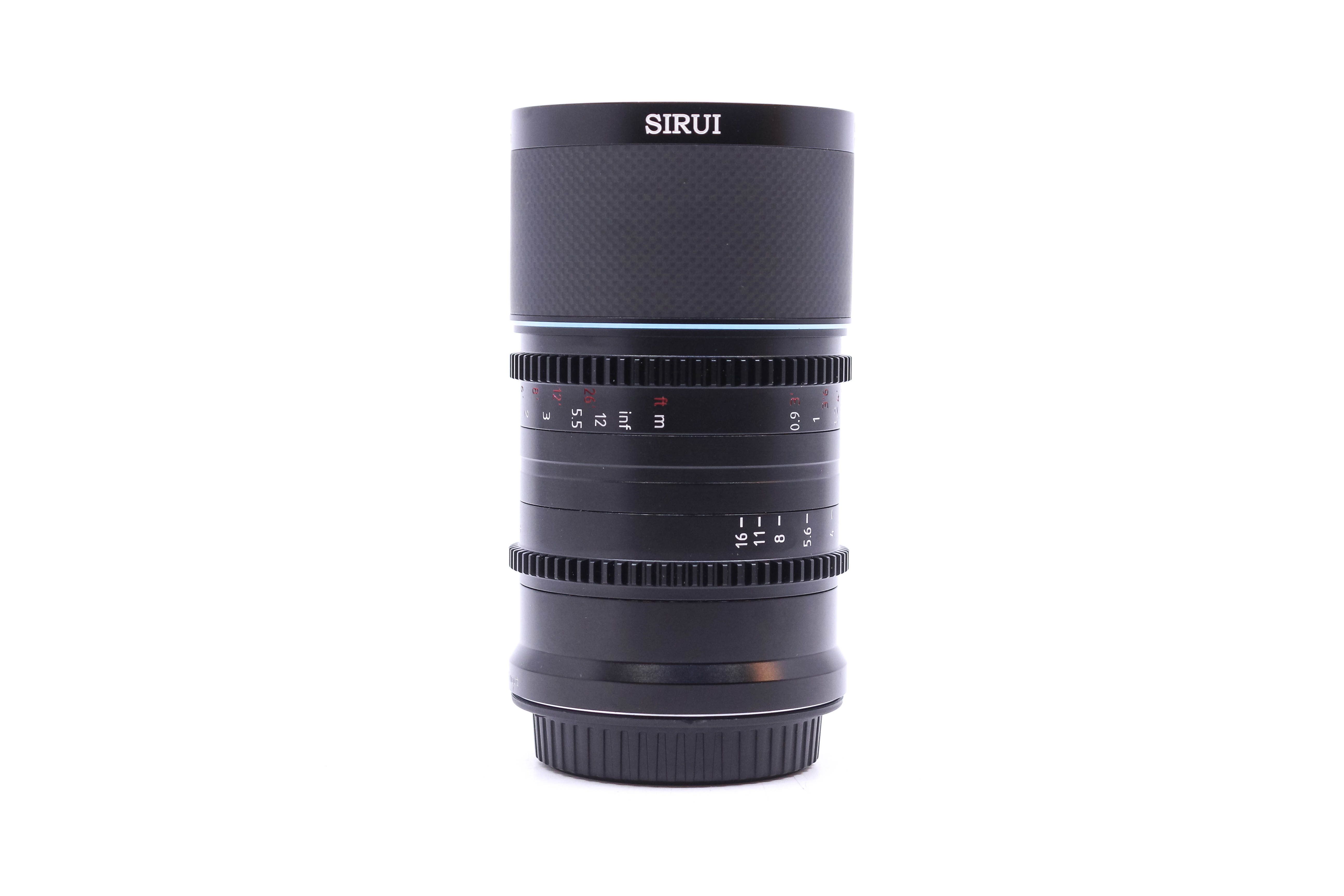 Used Sirui Saturn 35mm T2.9 1.6x Anamorphic [Neutral Flare] - Sony FE Fit