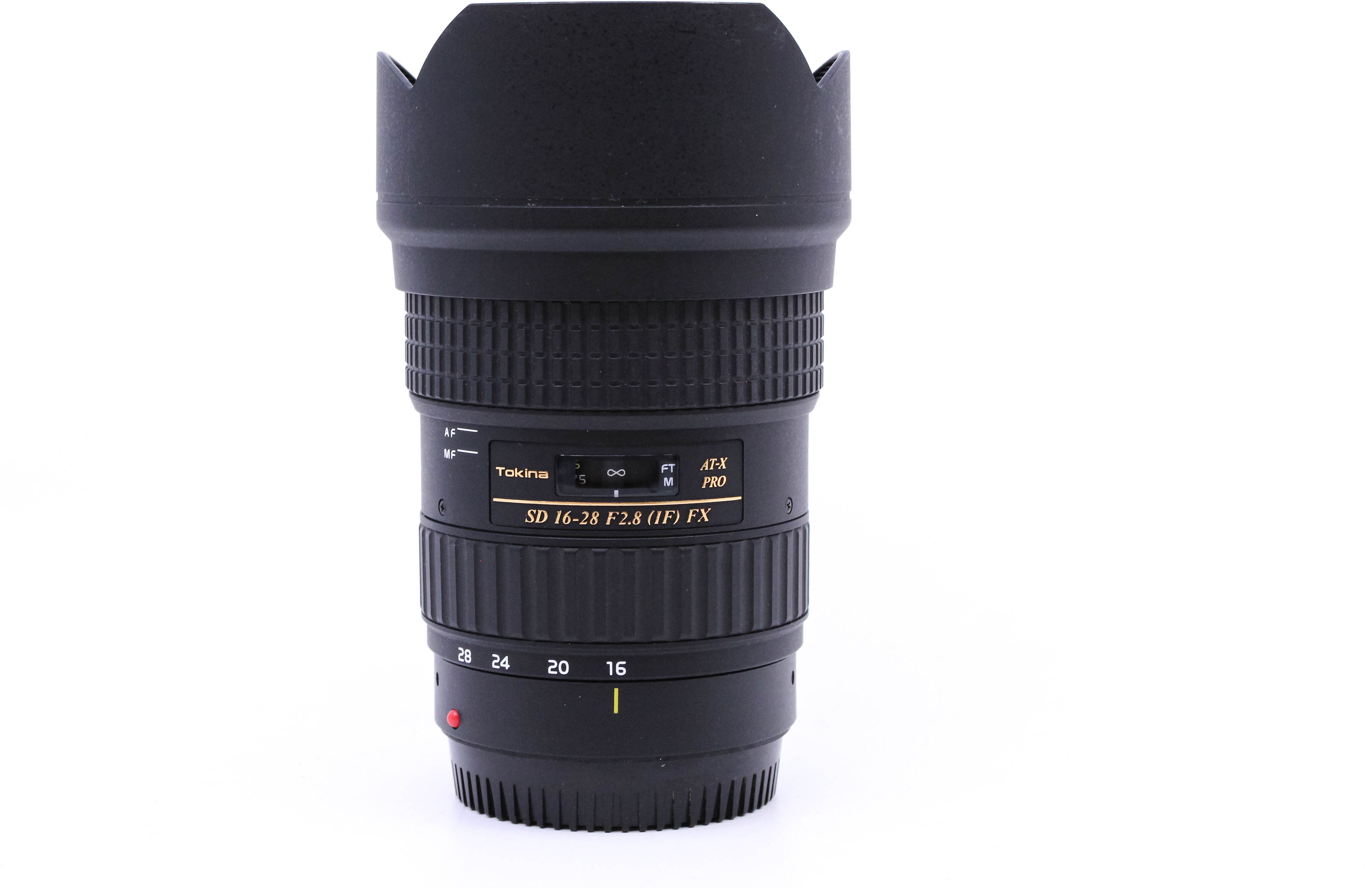 Used Tokina 16-28mm f/2.8 AT-X Pro FX AF - Canon EF Fit