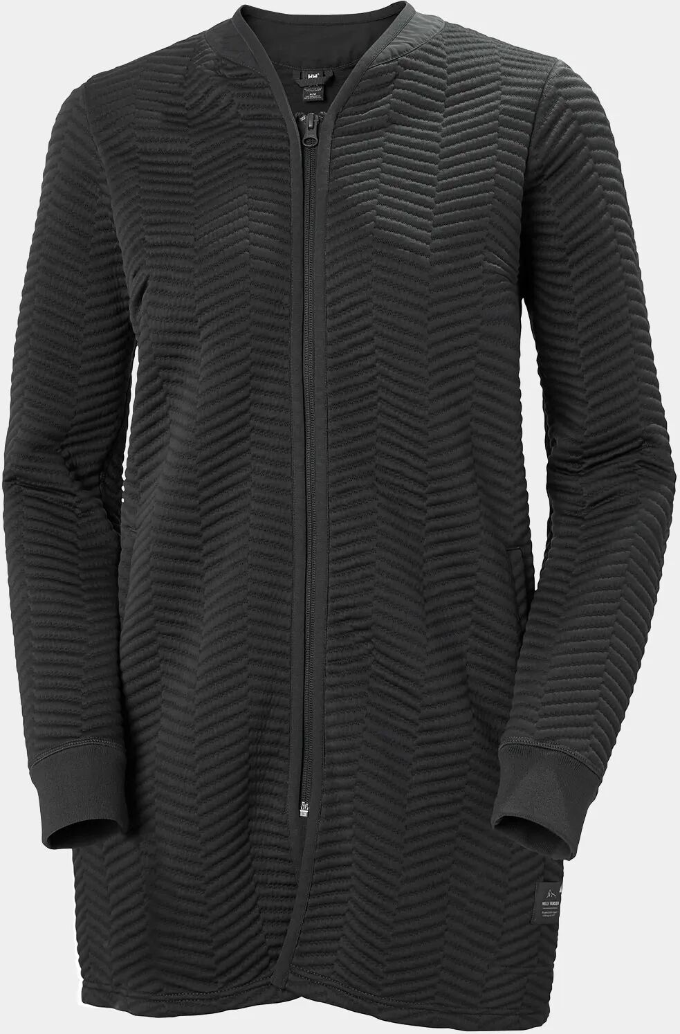 Helly Hansen Women's Lillo Quilted Longer Full Zip Sweater Black XL