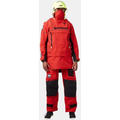 Helly Hansen Men's Aegir Ocean Modular Sailing Smock Top Red M Helly Hansen Men's Aegir Ocean Modular Sailing Smock Top Red M