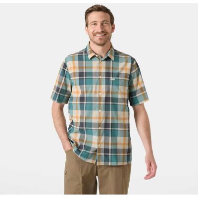 Helly Hansen Men's Fjord Quick-Dry Short-Sleeve Shirt 2.0 Green 2XL Helly Hansen Men's Fjord Quick-Dry Short-Sleeve Shirt 2.0 Green 2XL