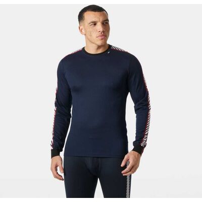 Helly Hansen Men's Lifa® Stripe Long Sleeve Crew Base Layer - Blue - S Helly Hansen Men's Lifa® Stripe Long Sleeve Crew Base Layer - Blue - S