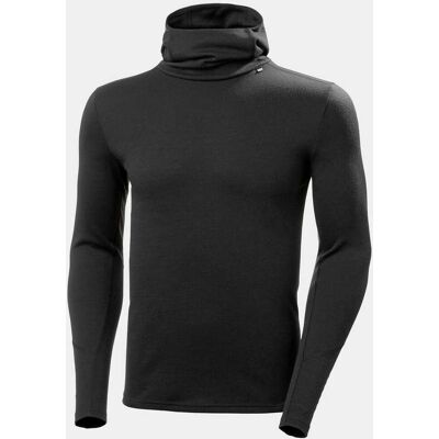 Helly Hansen Men's Lifa® Merino Midweight Base Layer Hoodie - Black/Ebony - S Helly Hansen Men's Lifa® Merino Midweight Base Layer Hoodie - Black/Ebony - S