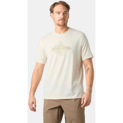 Helly Hansen Men's Skog Graphic T-shirt - White/Cream - 2XL Helly Hansen Men's Skog Graphic T-shirt - White/Cream - 2XL