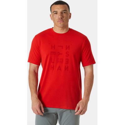 Helly Hansen Men's Skog Graphic T-shirt - Orange/Purple - S Helly Hansen Men's Skog Graphic T-shirt - Orange/Purple - S