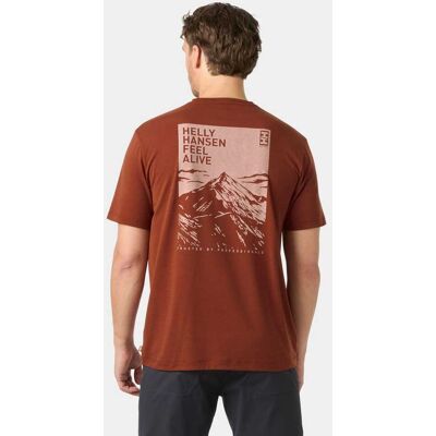 Helly Hansen Men's Skog Graphic T-shirt - Yellow/Green - S Helly Hansen Men's Skog Graphic T-shirt - Yellow/Green - S