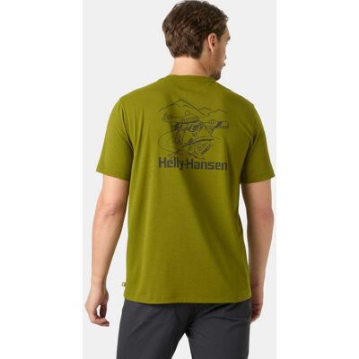 Helly Hansen Men's Skog Graphic T-shirt - Green - 2XL Helly Hansen Men's Skog Graphic T-shirt - Green - 2XL