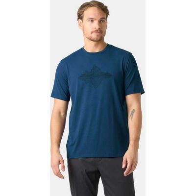Helly Hansen Men's Skog Graphic T-shirt - Blue - XL Helly Hansen Men's Skog Graphic T-shirt - Blue - XL