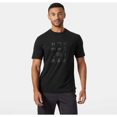 Helly Hansen Men's Skog Graphic T-shirt - Black/Ebony - S Helly Hansen Men's Skog Graphic T-shirt - Black/Ebony - S