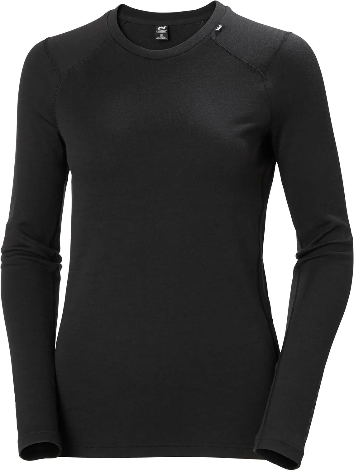 Helly Hansen Women's Lifa Merino Midweight Crew Base Layer Black XL