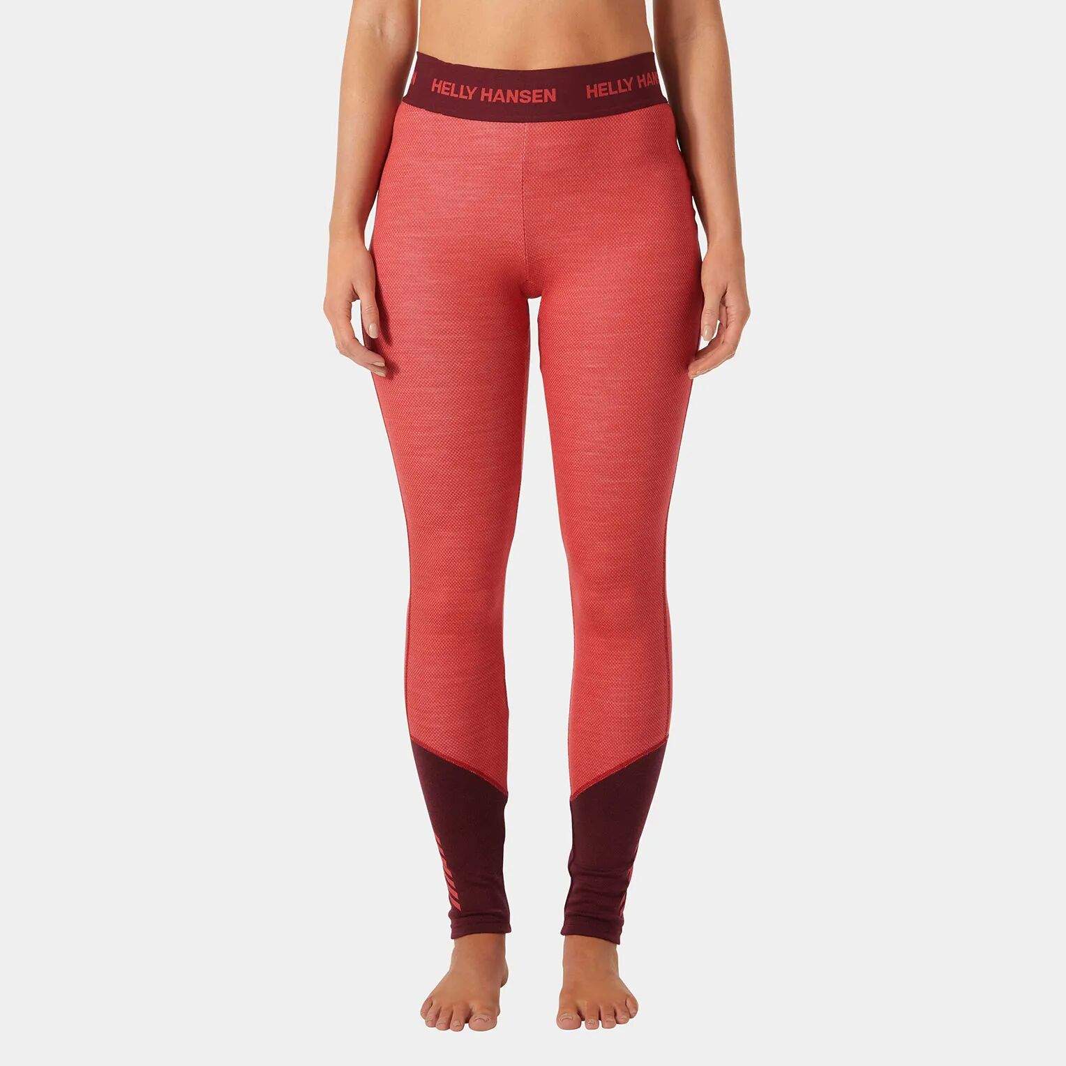 Helly Hansen Women's Lifa Merino Midweight Base Layer Pants Red L