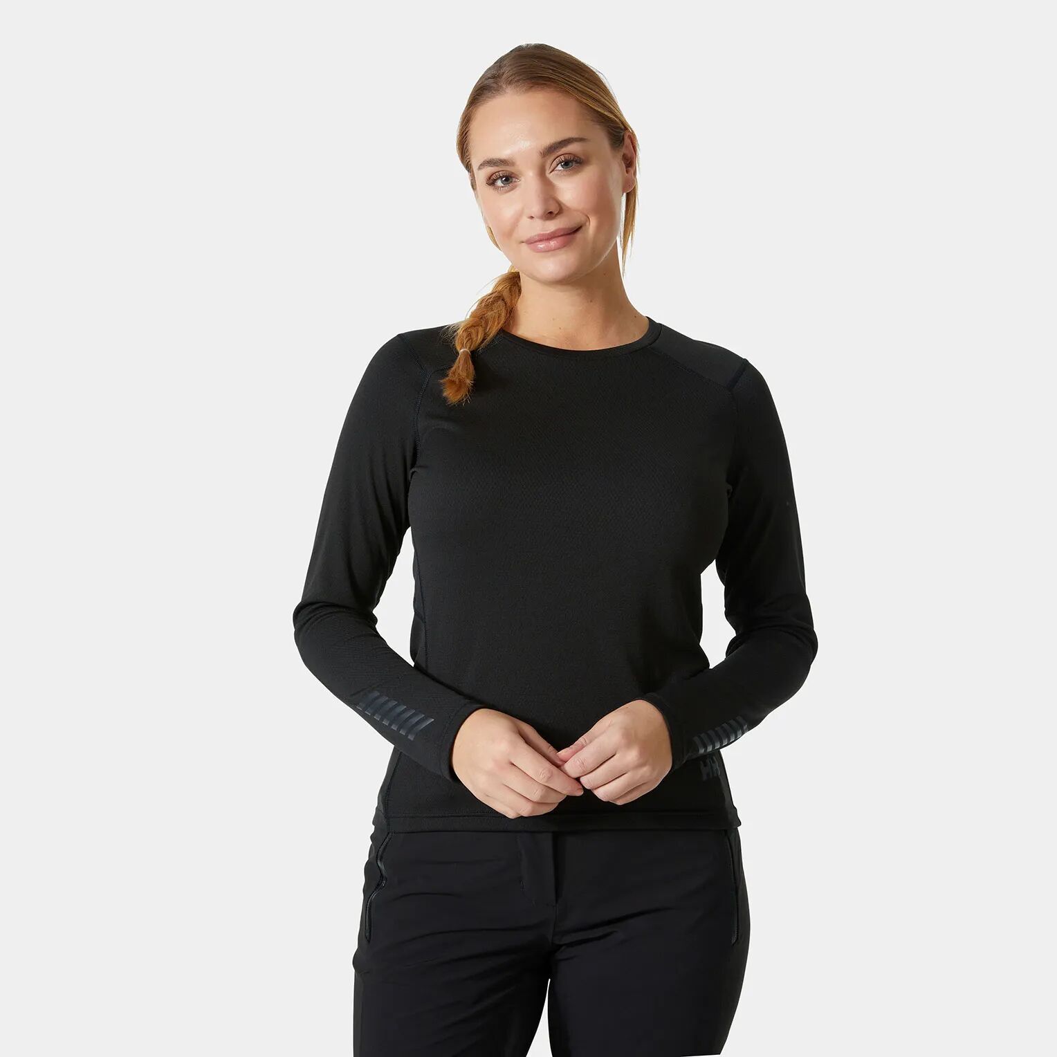 Helly Hansen Women's Lifa Active Crew Lightweight Base Layer Black XS