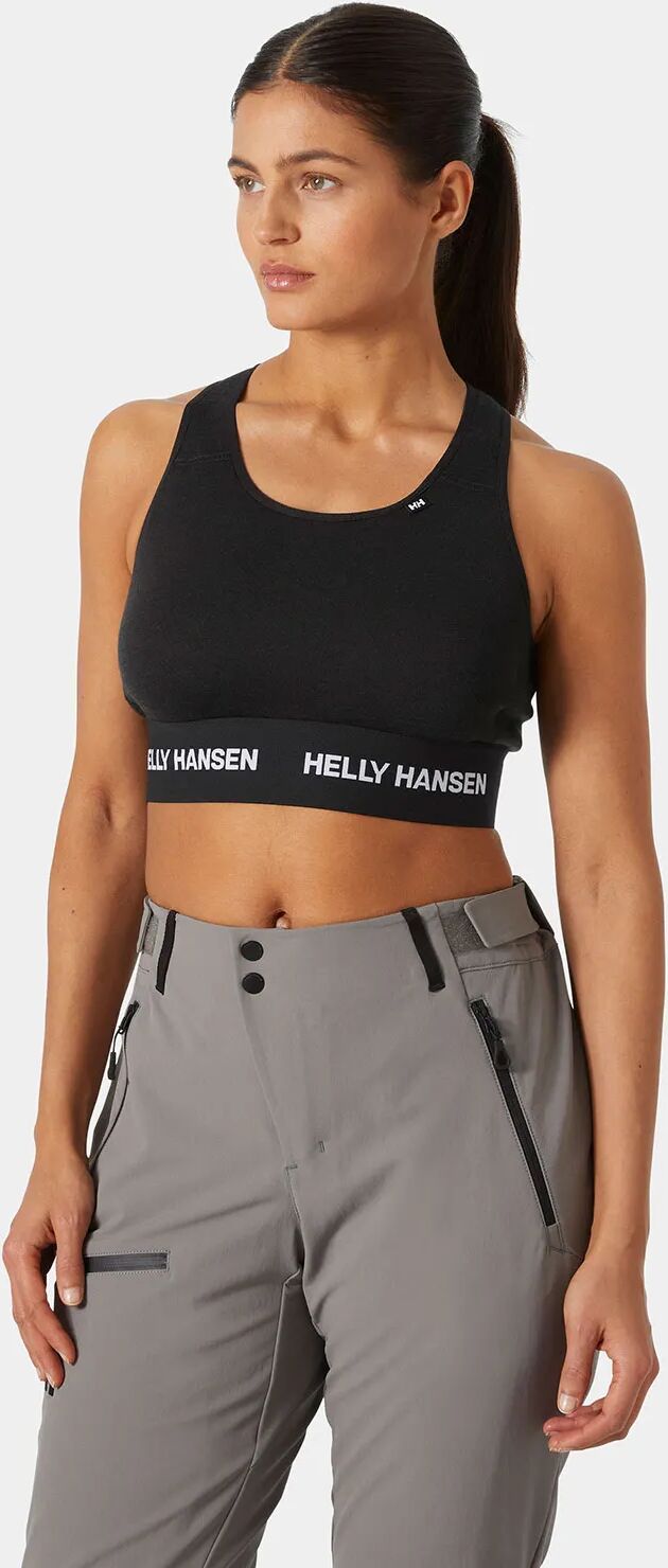 Helly Hansen Women's Lifa® Merino Midweight Base Layer Bra Black XS