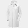 Helly Hansen Women's Long Belfast 3/4 Length Rain Jacket White XL