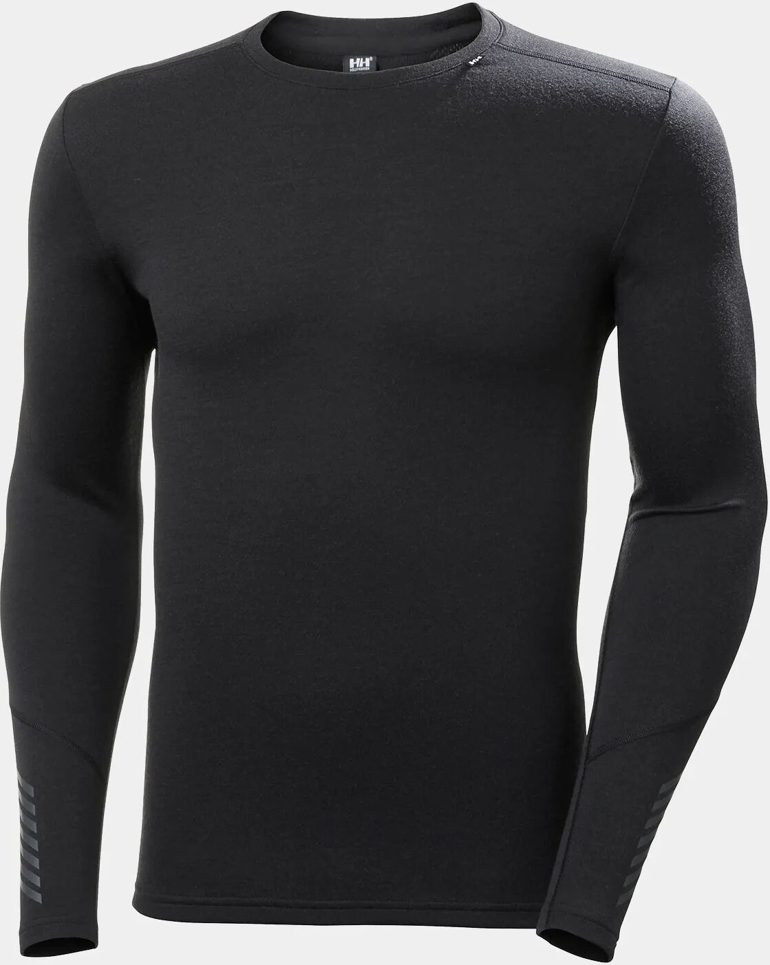 Helly Hansen Men's Lifa Merino Midweight Crew Base Layer Black L