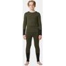 Helly Hansen Junior Lifa Merino Midweight Base Layer Set Green 152/12