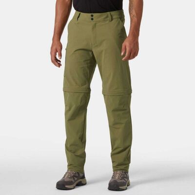 Helly Hansen Men's Brono Softshell ZIP OFF Trousers Green 2XL Helly Hansen Men's Brono Softshell ZIP OFF Trousers Green 2XL