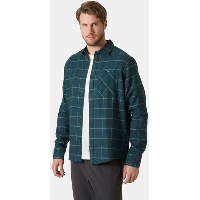 Helly Hansen Men's Aker Flannel Long Sleeve Shirt Green L Helly Hansen Men's Aker Flannel Long Sleeve Shirt Green L