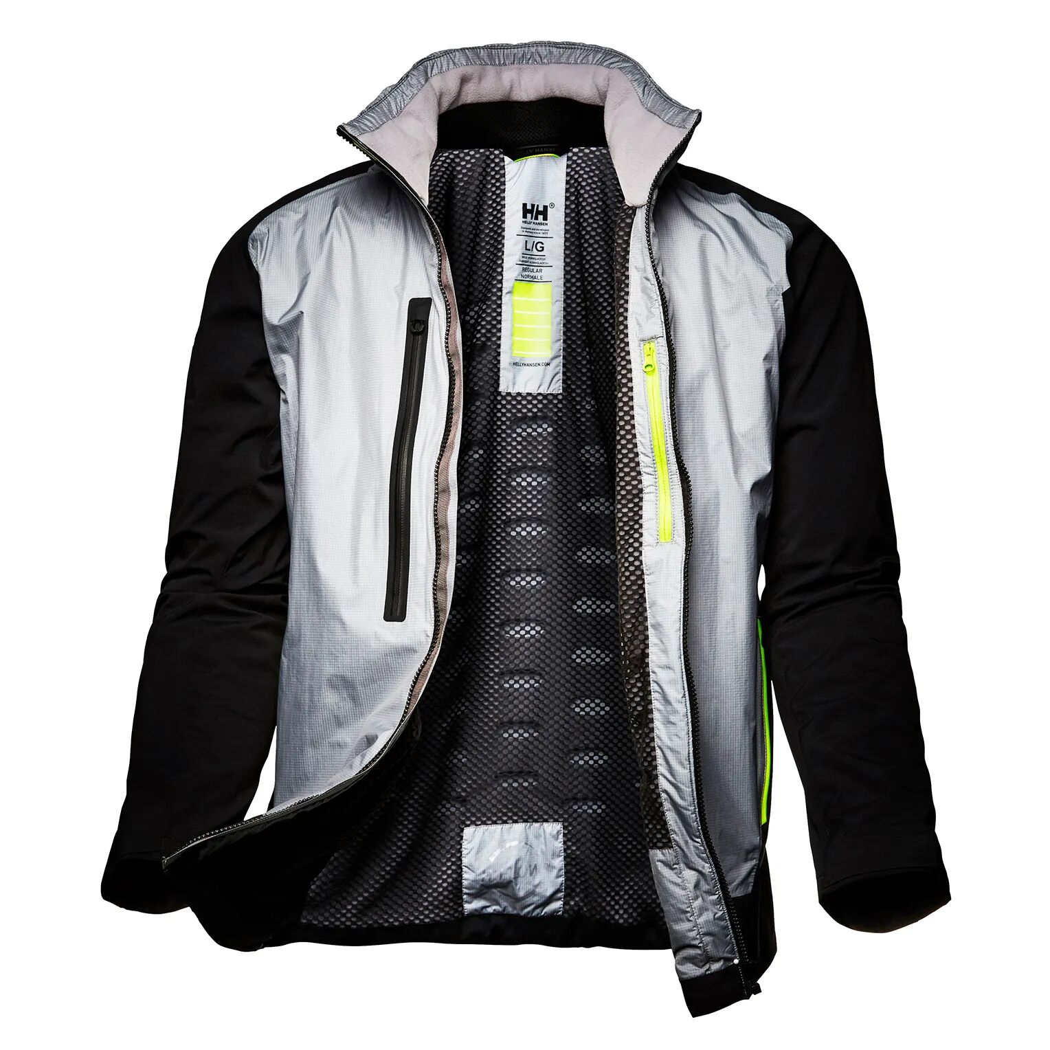 Helly Hansen Aegir H2flow Jacket Mens Sailing Grey S