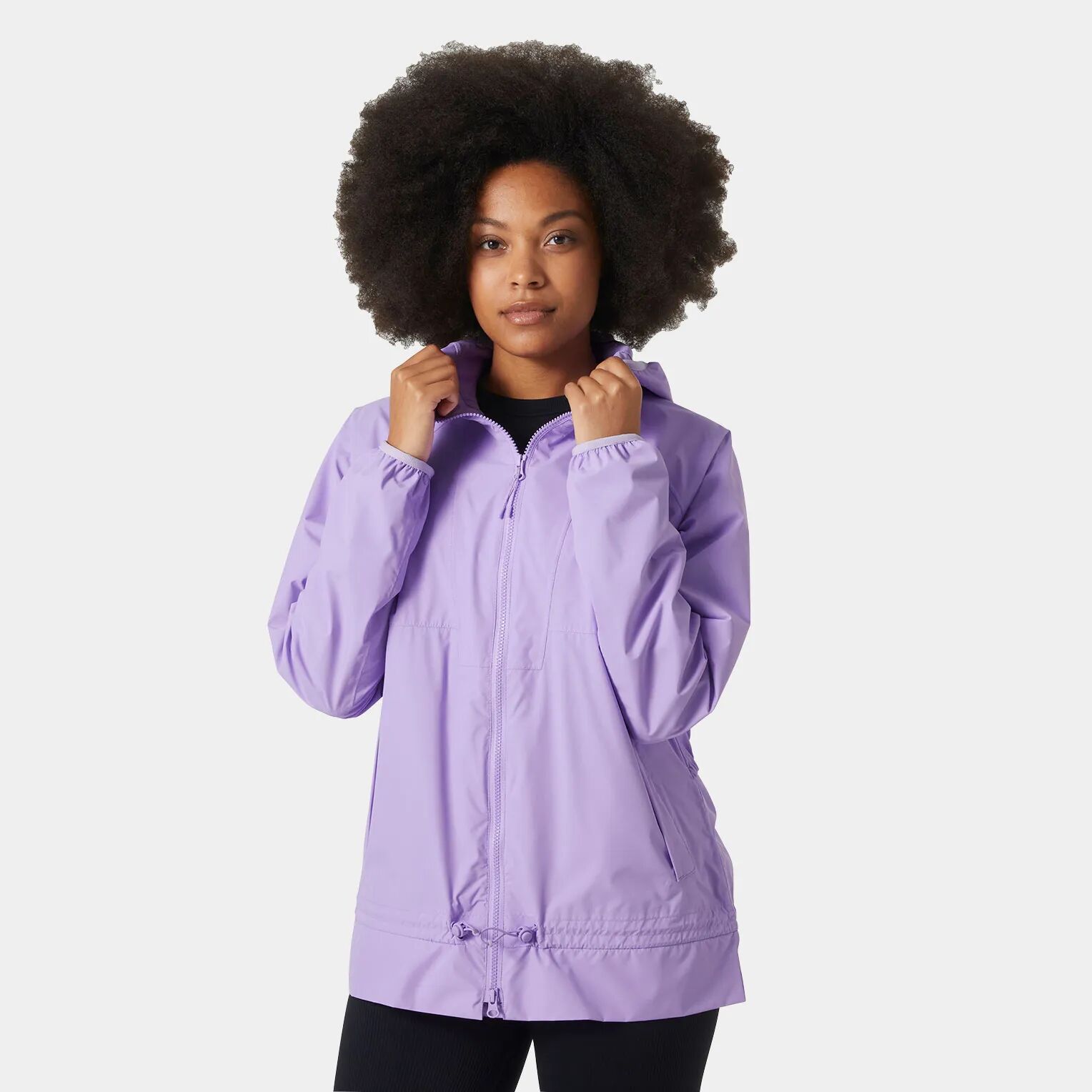 Helly Hansen Women's Essence Rain Jacket Purple L