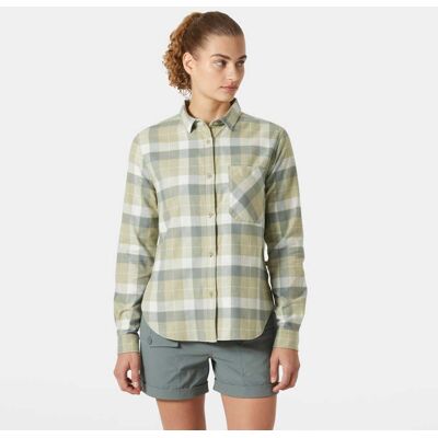 Helly Hansen Women's Lokka Organic Flannel Shirt Green XS Helly Hansen Women's Lokka Organic Flannel Shirt Green XS