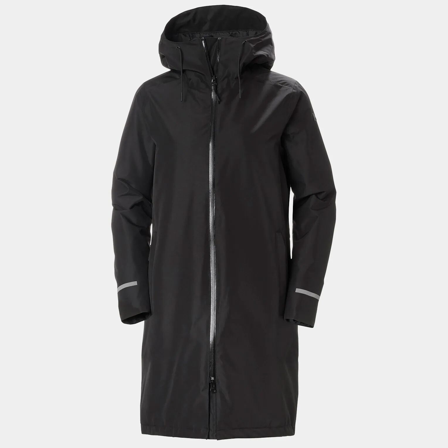 Helly Hansen Women's Aspire Long Hooded Raincoat Black XS