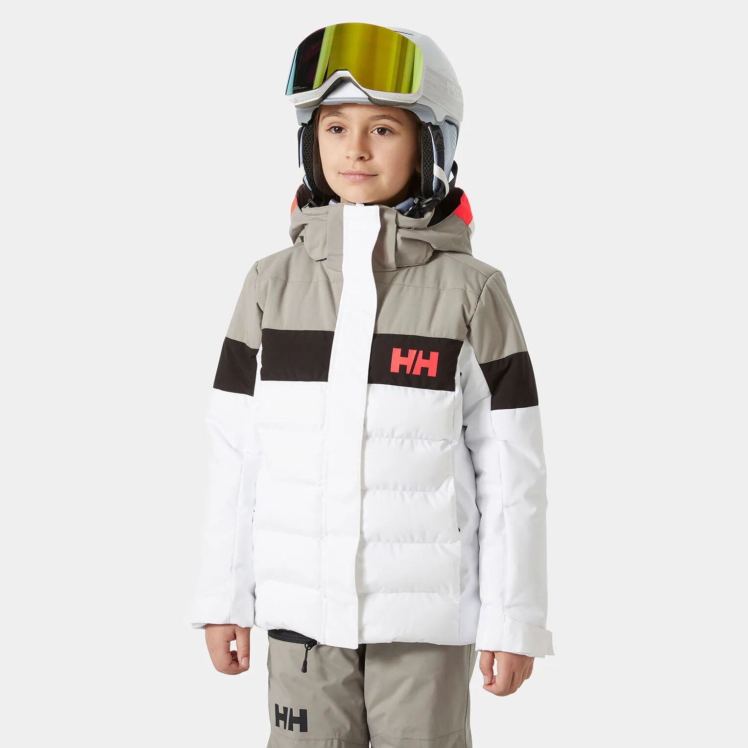 Helly Hansen Junior's Girl Diamond Warm Ski Jacket White 128/8