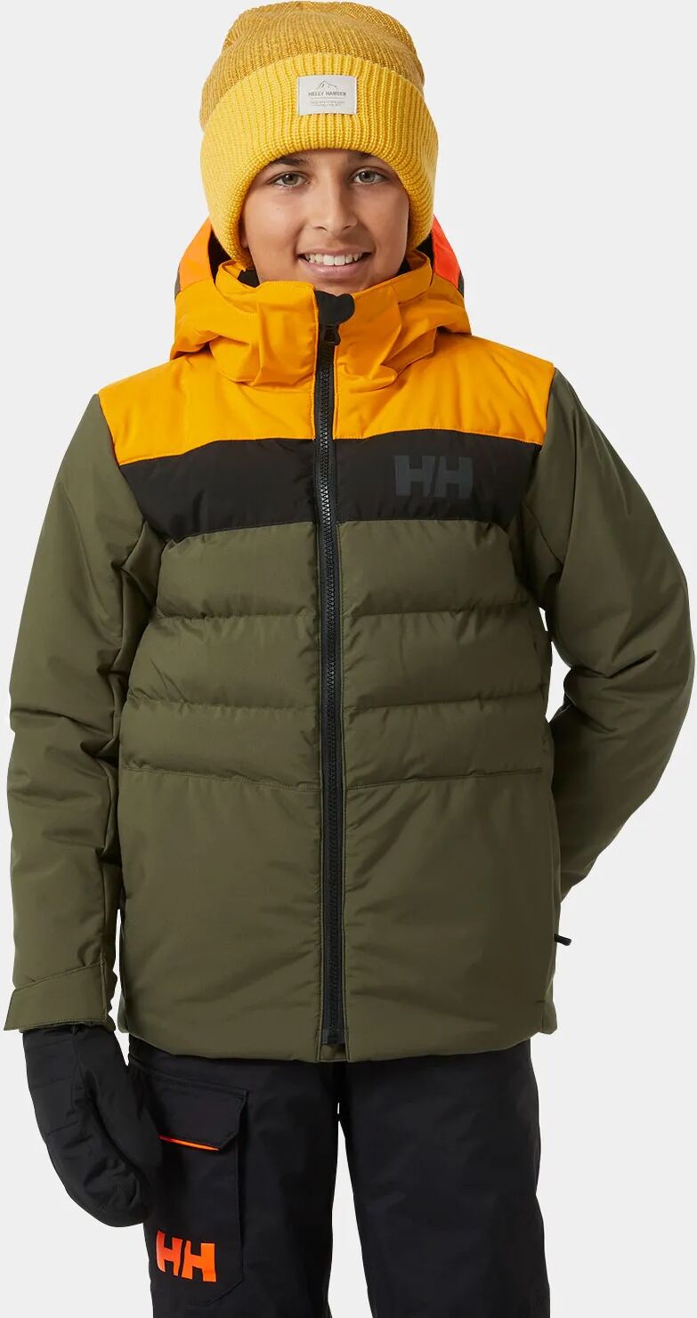 Helly Hansen Junior Cyclone Jacket - Junior Boys Classic Ski Jacket Green 128/8