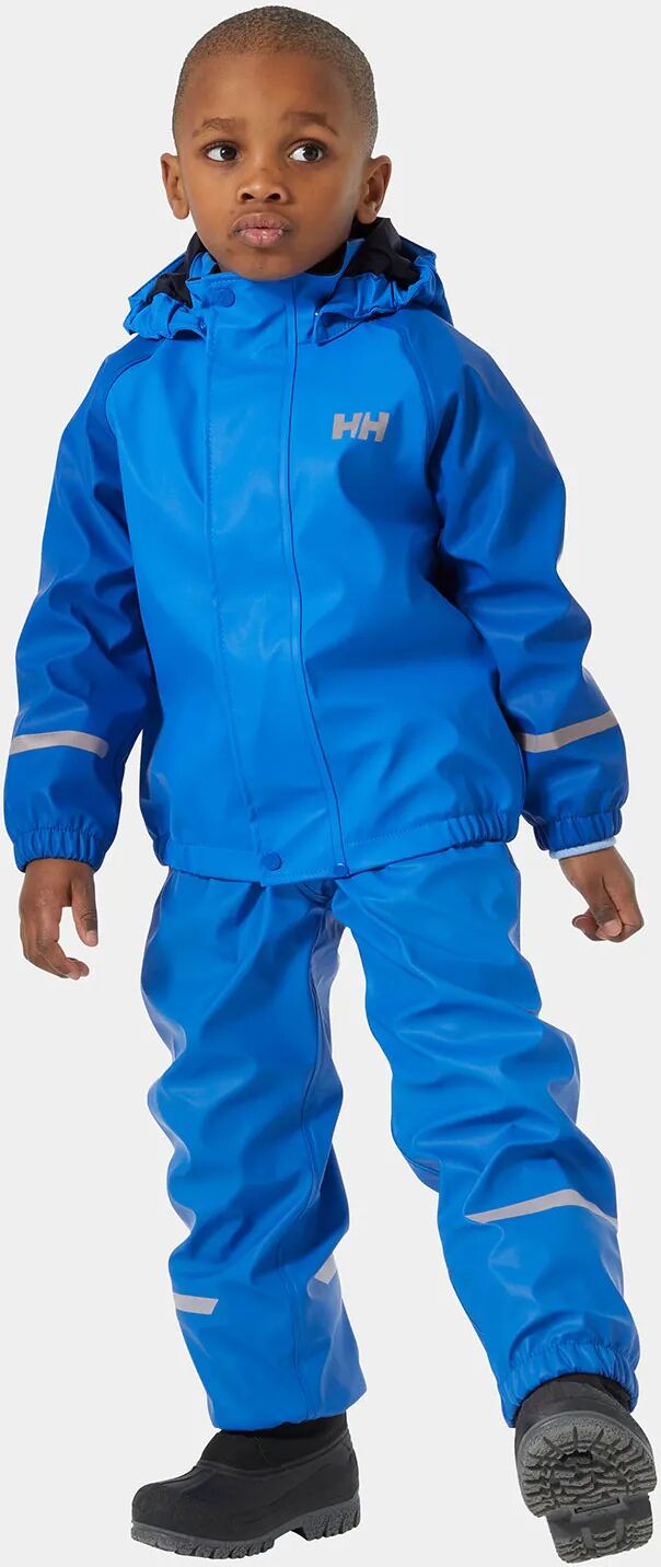 Helly Hansen Kids’ Bergen Fleece-Lined Rain Set 2.0 Blue 98/3