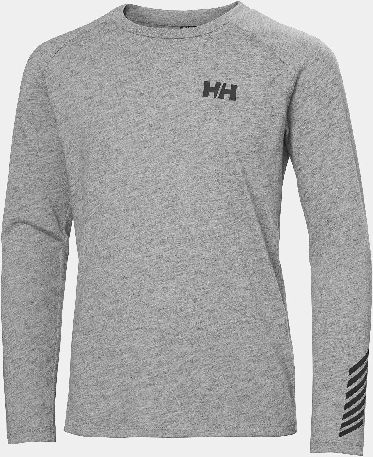 Helly Hansen Juniors' Loen Technical Base Layer Top Grey 140/10