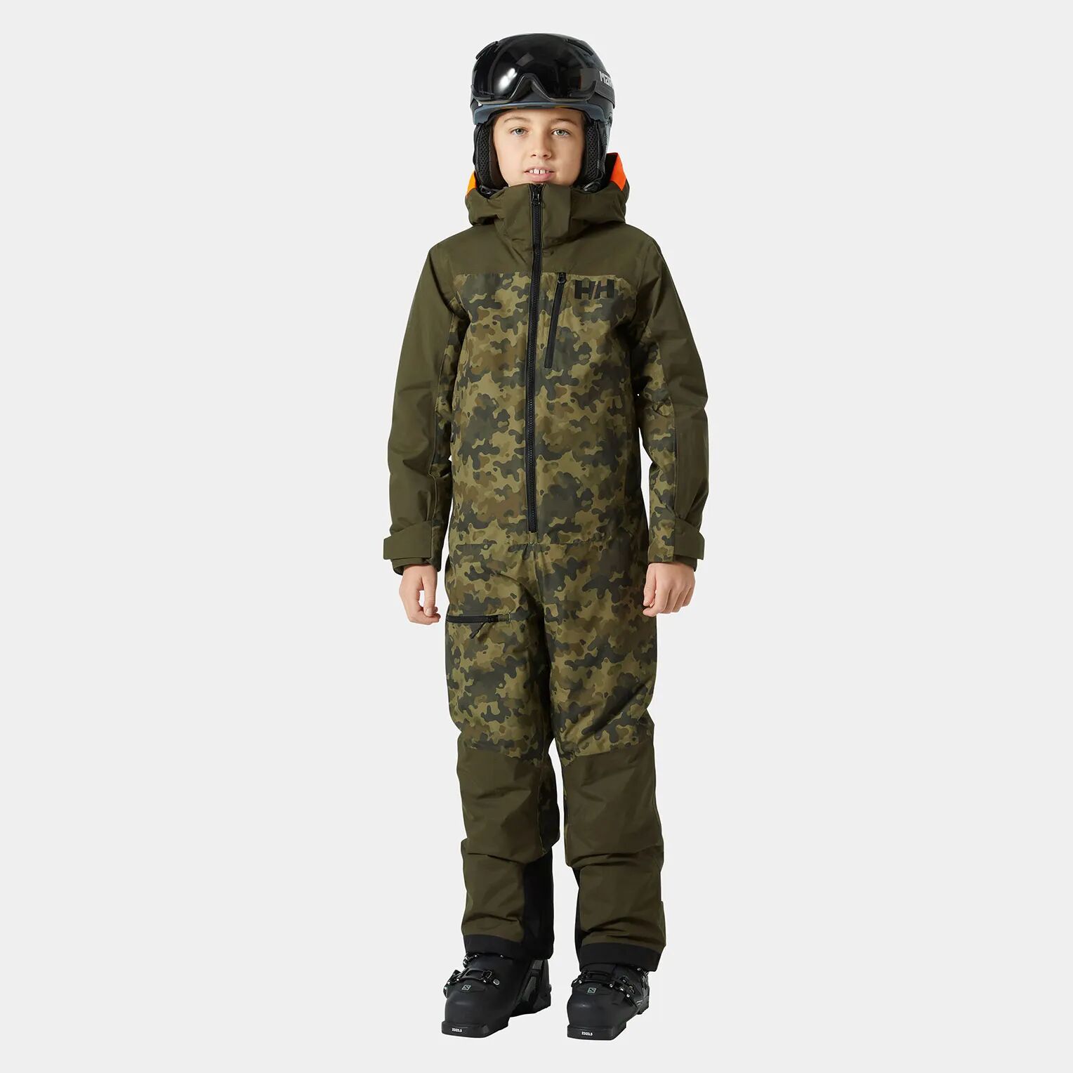 Helly Hansen Juniors’ Fly High 2.0 Ski Suit Green 152/12