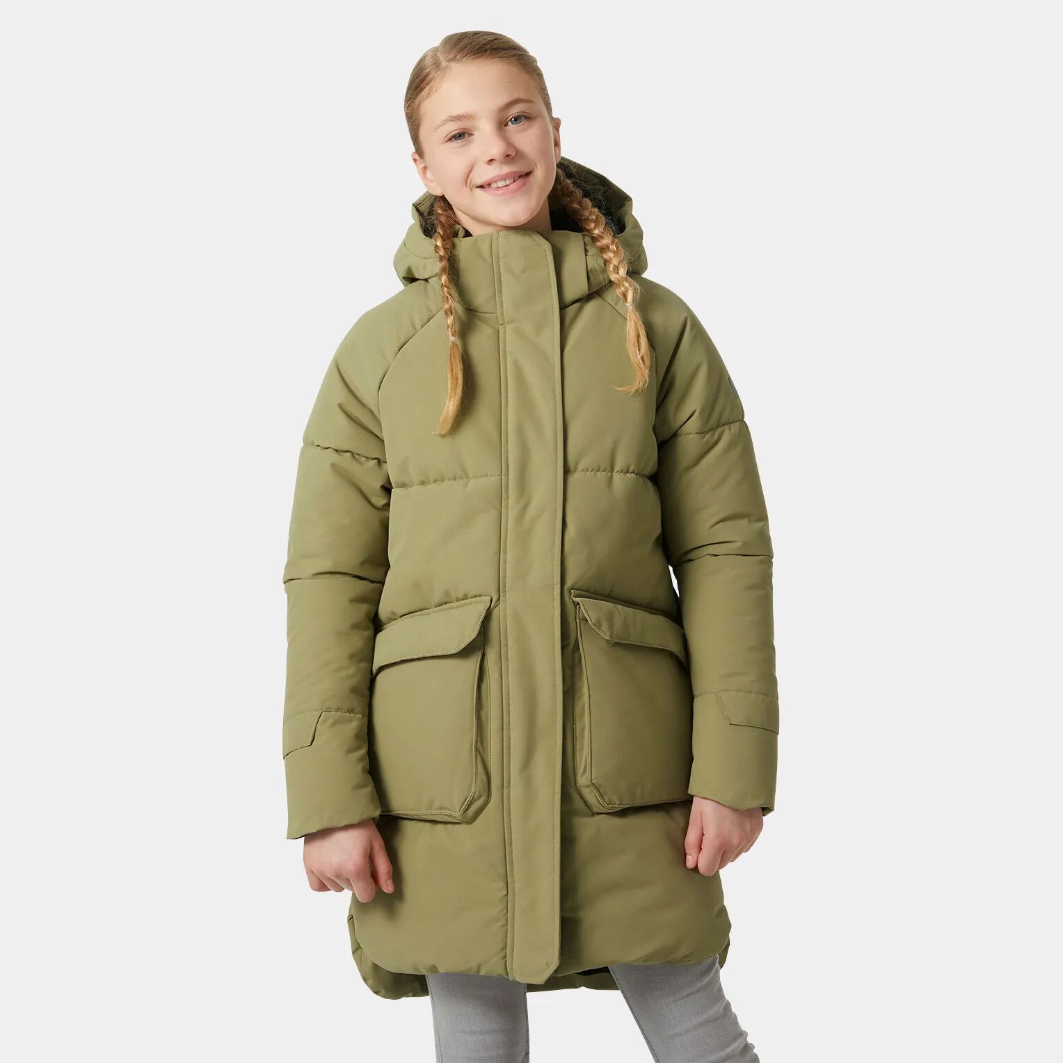 Helly Hansen Junior's Sienna Girls Parka Green 140/10